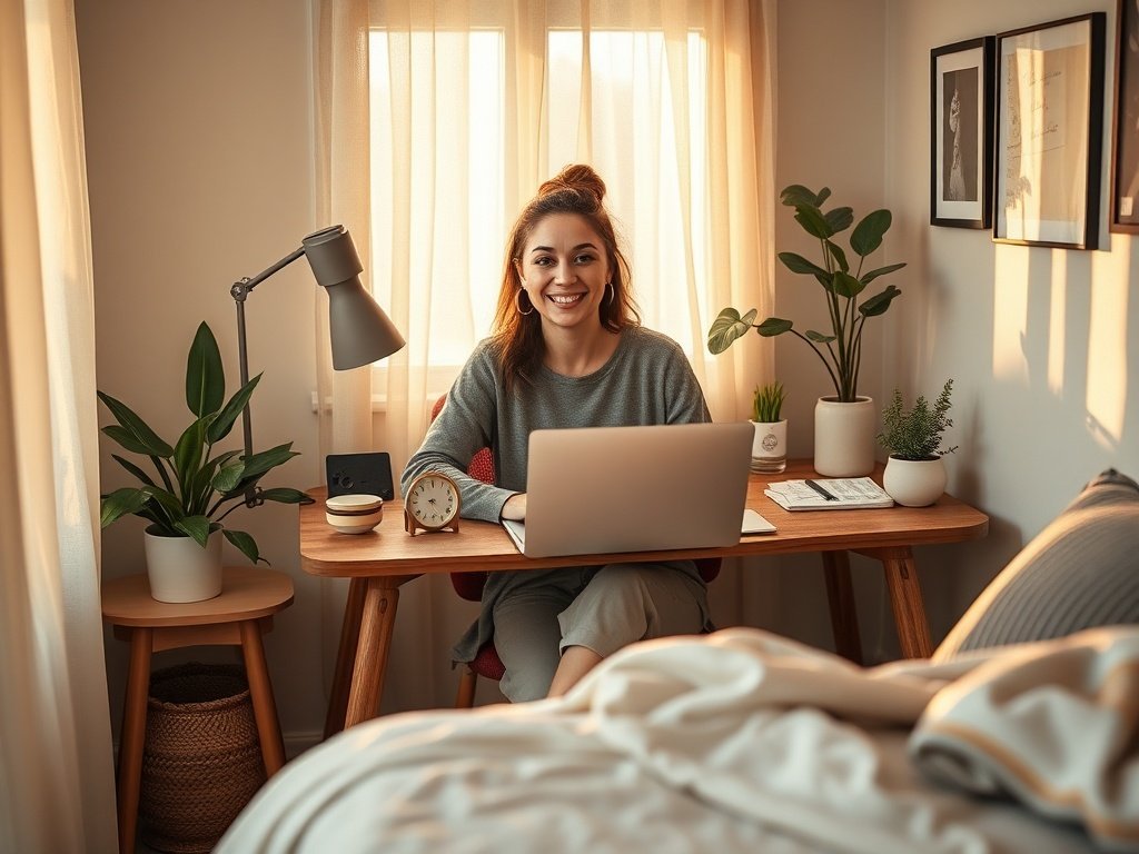 From cluttered corner to polished command center: how the Tangkula mid-century desk turns a small space into a cleaner, calmer workspace