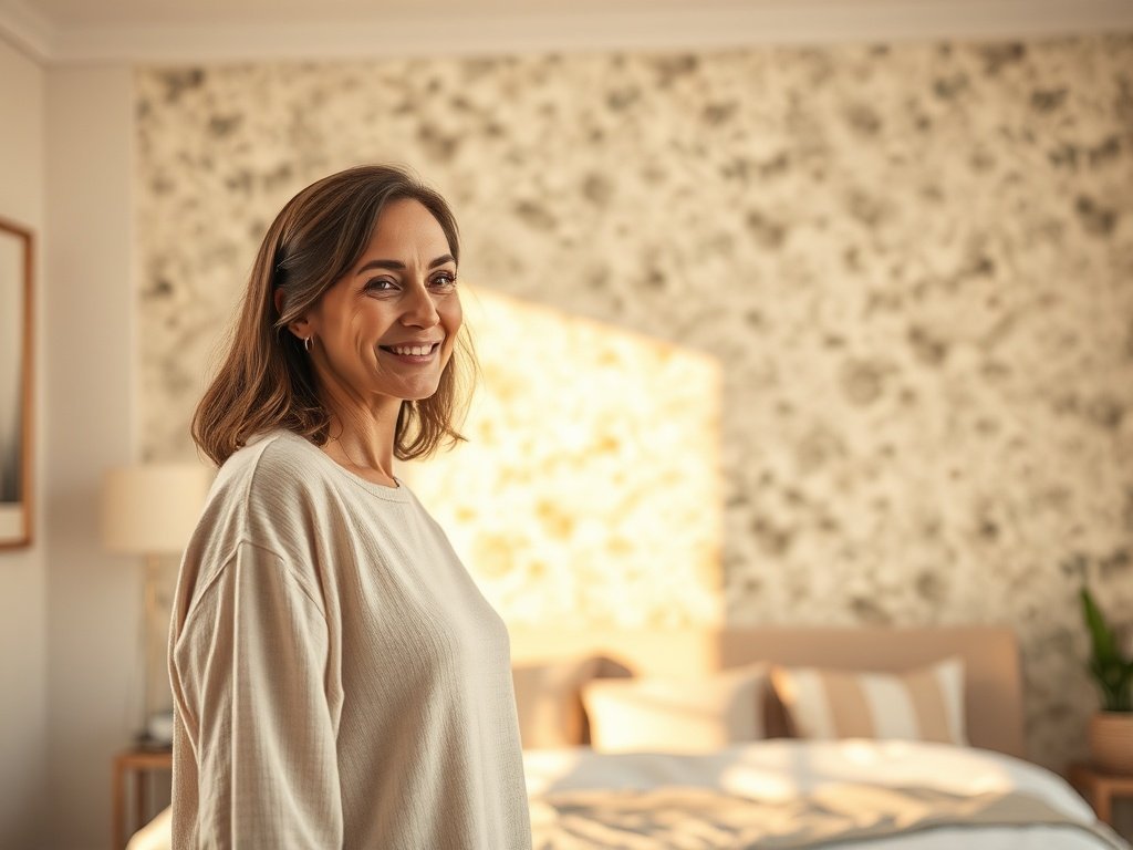 How $14.99 peel-and-stick floral wallpaper can upgrade a plain wall in under an hour