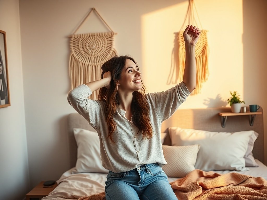Turn a blank wall into a finished boho look in 10 minutes with one $14.99 decor piece