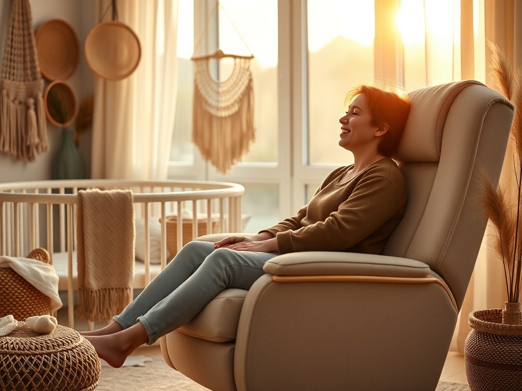 Turn a Bohemian Nursery Into a Calmer Feeding Nook in 3 Moves — with One Electric Recliner That Does More Than Sit There