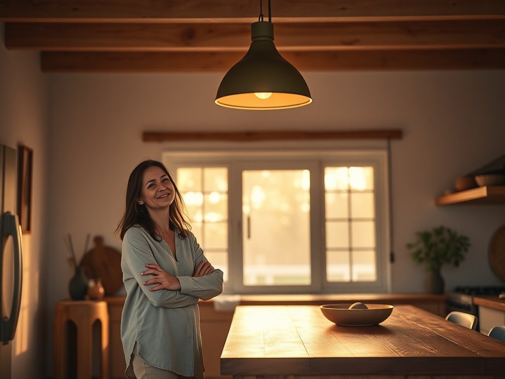 How a Japandi pendant light can transform a plain kitchen in 1 afternoon—into a calmer, more curated space
