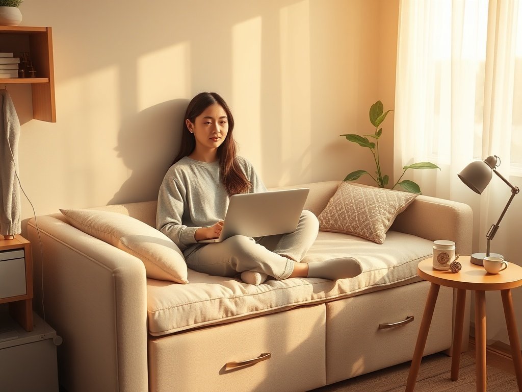 From cramped dorm corner to Japandi-style lounge: how one compact daybed can make a small room feel intentional in 1 day
