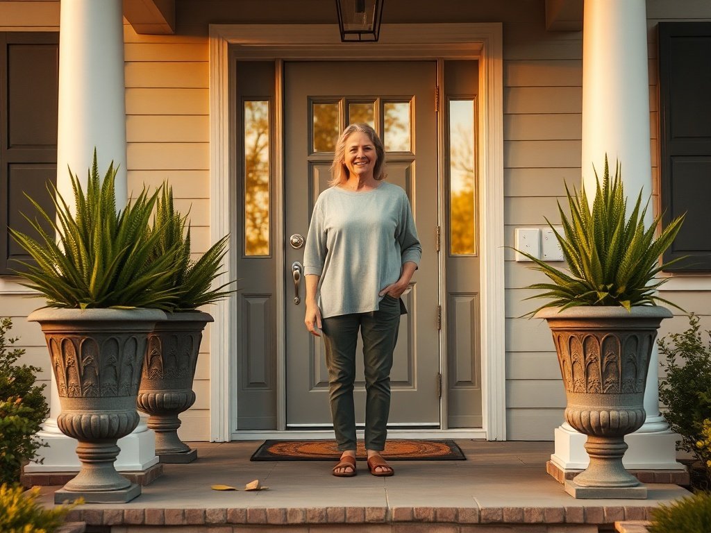 How to Turn a Bare Front Porch into a Polished Welcome in One Weekend with 3 Tall Planters