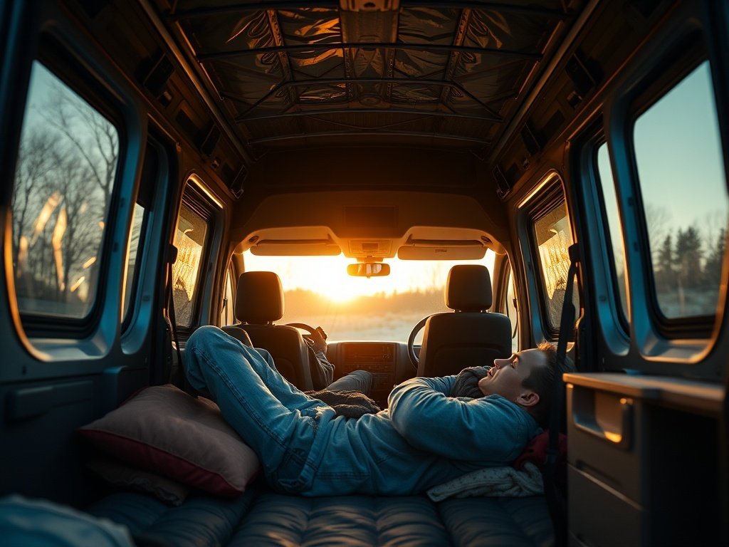 Reduce Sprinter Van Noise and Heat in One Weekend with a 40 Sq Ft Insulation Mat