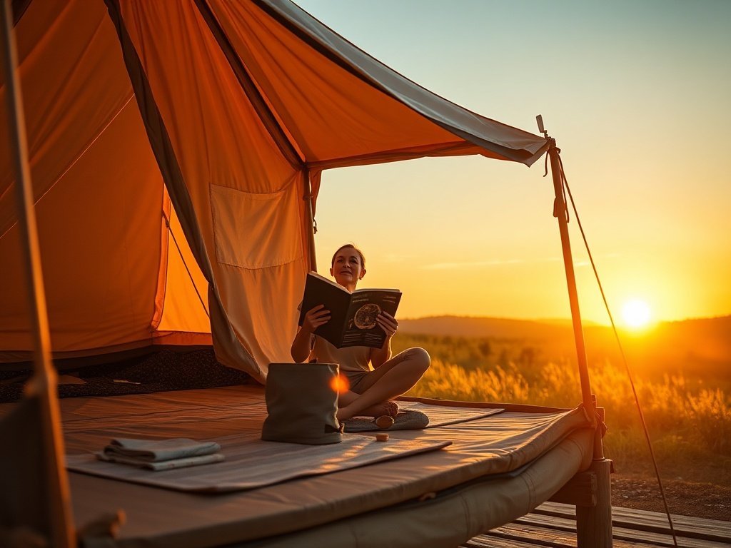 7 yoga poses that help you recover faster on a campsite platform or retreat deck