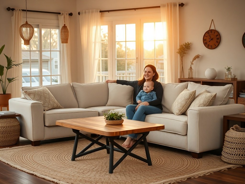 How a 110-Inch Modular Boho Sectional Can Turn a Chaotic Living Room Into a Cozy, Designer-Style Hangout