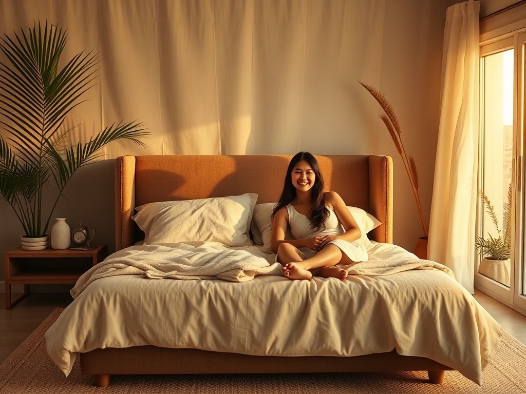 From cluttered bedroom to calm resort retreat: how a wingback bed frame changes the whole atmosphere