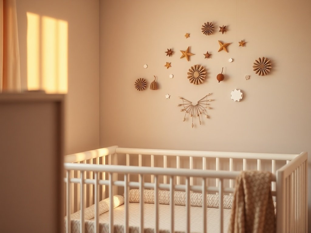 From blank nursery wall to a calm boho corner in under 10 minutes