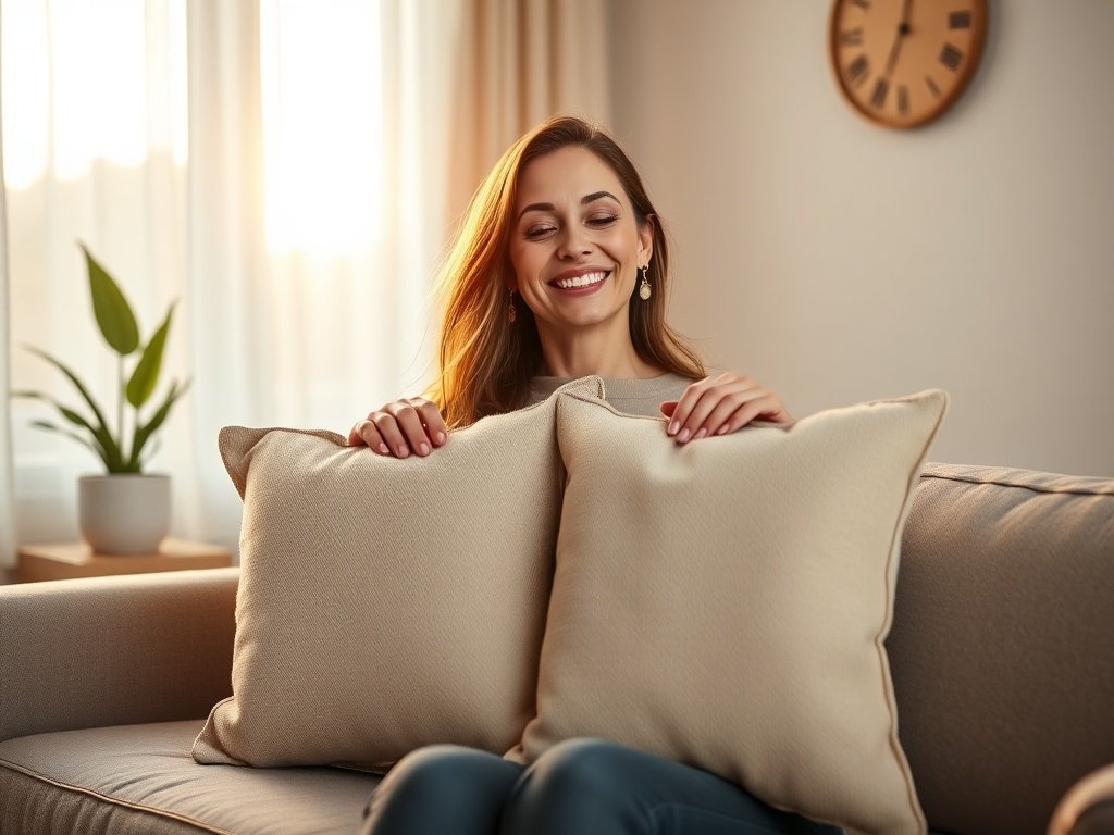 Tiny Living Room, Big Design Shift: How an $8.99 Pillow Cover Set Makes Neutral Spaces Feel Intentional in Minutes