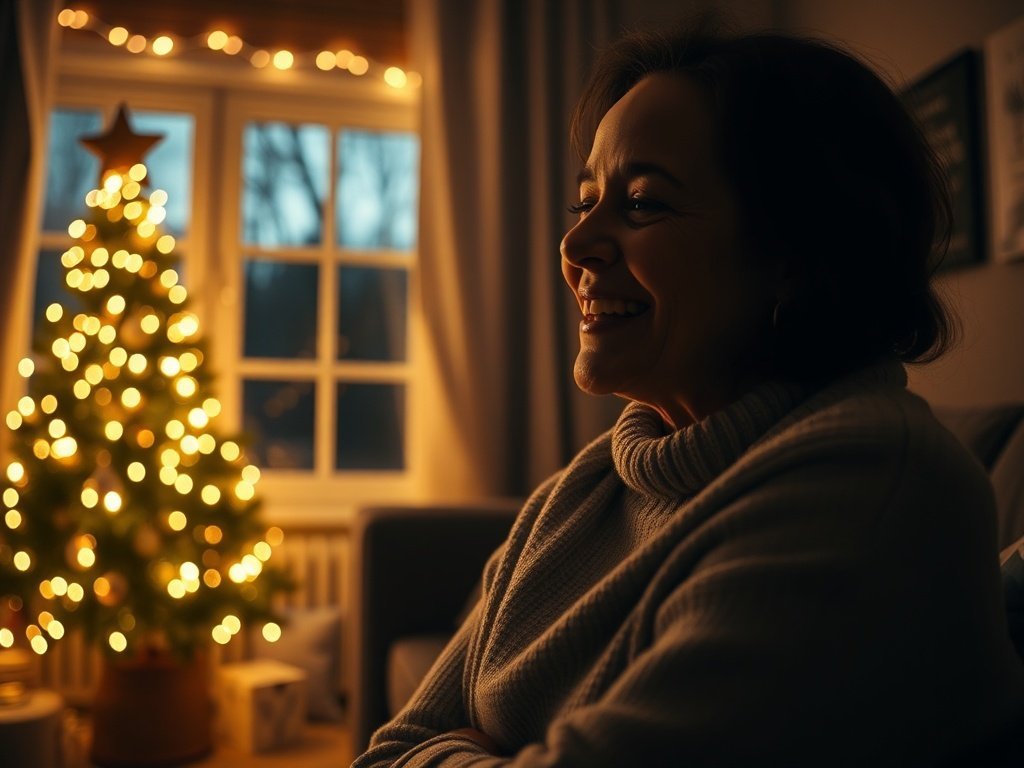 Turn a plain holiday room into a warm, magazine-worthy winter glow with one simple lighting layer