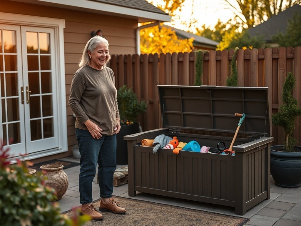 How the Keter Solana 70-Gallon Storage Bench turns a cluttered patio into a cleaner, seat-ready hangout