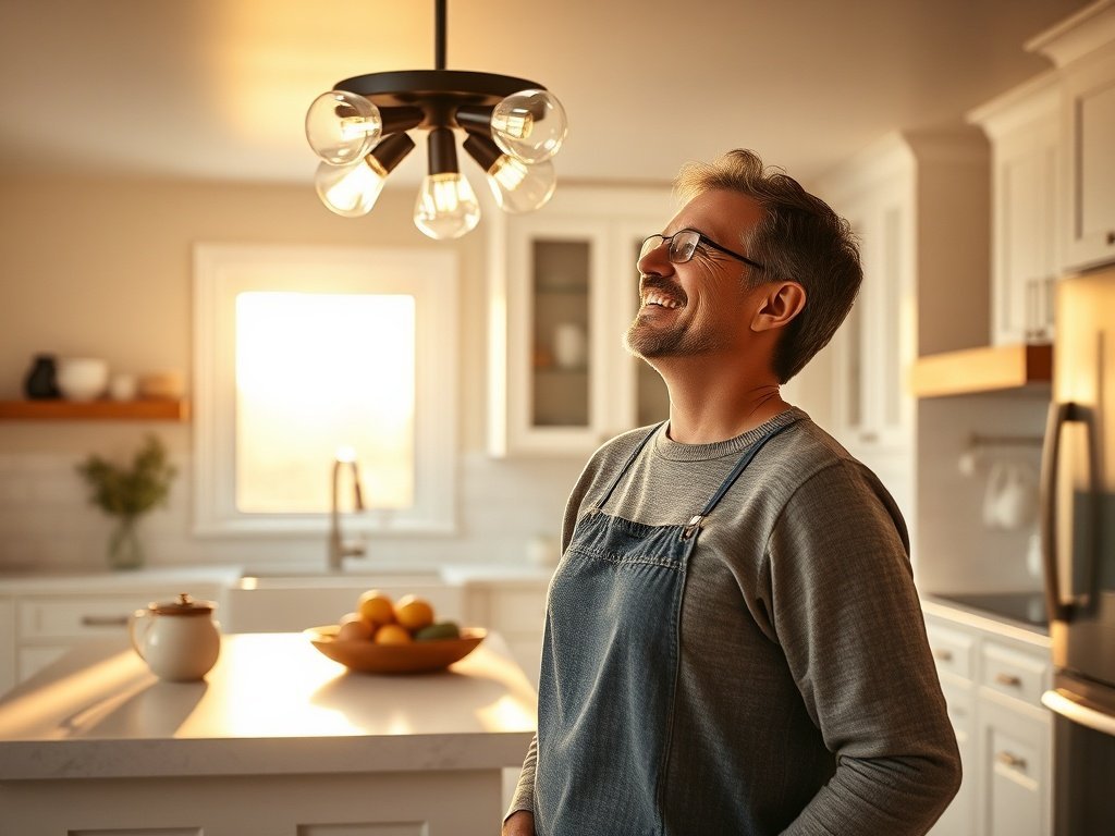 How a $38.99 Matte Black 3-Light Fixture Can Make a Plain Kitchen Feel Finished in One Afternoon