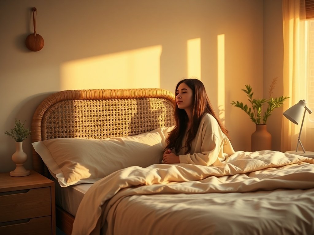 Turn a cramped dorm into a Japandi-style retreat with hidden storage—and the queen bed frame that does both