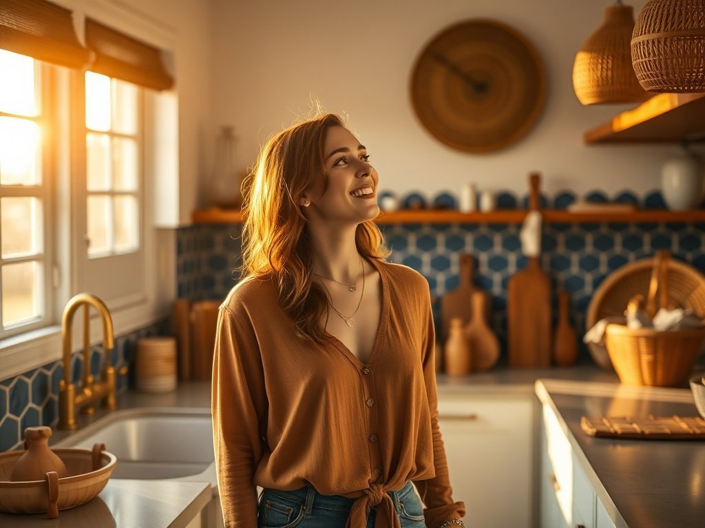 How Moroccan Blue Tile Can Turn One Plain Kitchen Wall Into a Boho Statement in a Single Weekend