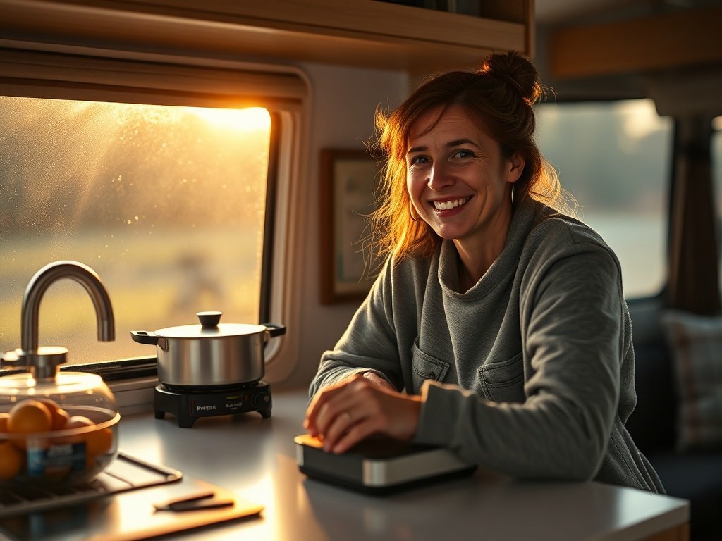 Turn a 2-Foot Camper Counter Into a Real Cooking Space with One Compact 700W Burner