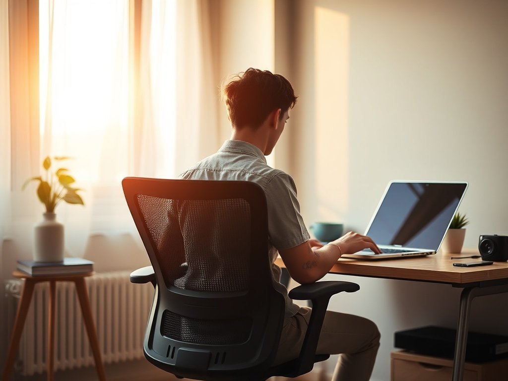 Turn a cramped work corner into a focused home office with one ergonomic chair for under $60