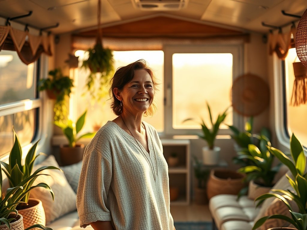 Turn Your RV Into a Sunlit Bohemian Greenhouse With a 400W Solar Kit That Powers the Basics