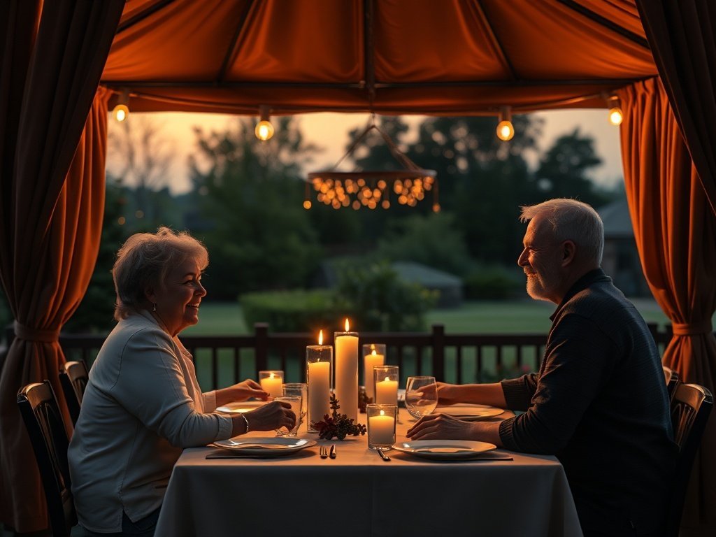 Turn a 10′ x 10′ Gazebo Into a Private Dinner Space in One Weekend — with Weatherproof Curtains That Make It Feel Finished