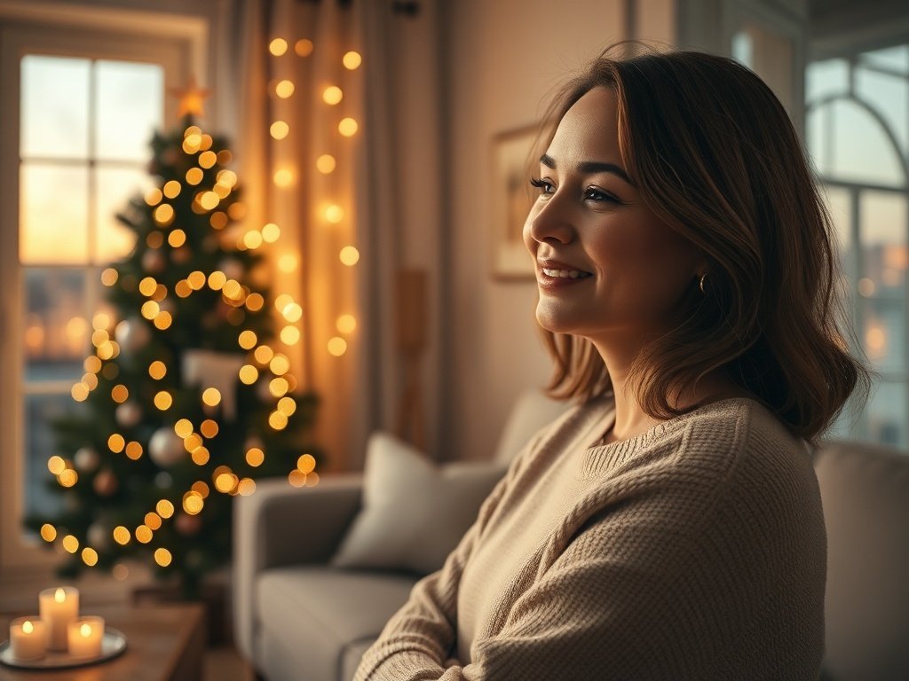 Weepong warm-white meteor shower lights: a $13.99 way to turn one plain holiday corner into a softer, magazine-style glow