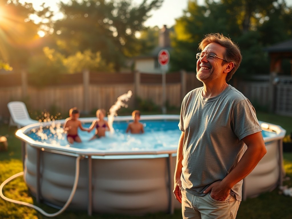 Turn a Small Backyard Into a Summer Hangout With This Fast-Setup Above-Ground Pool