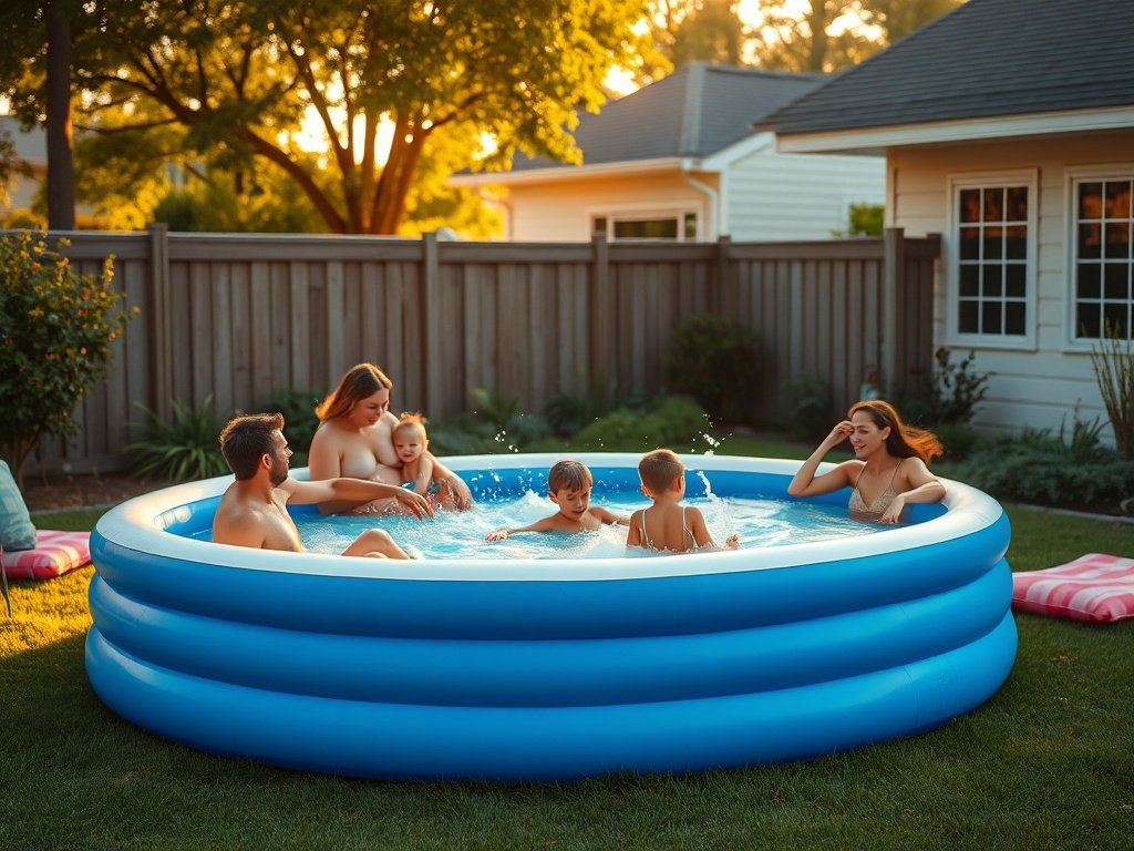 Oversized Inflatable Pool Review: A $56.68 Backyard Upgrade With 120″ x 72″ x 22″ Space for Family Cooling