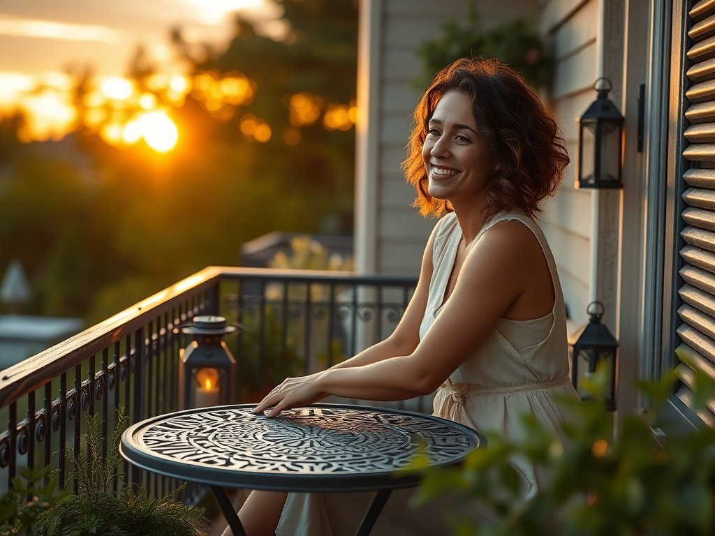 From empty balcony to rustic retreat in one afternoon: how a 3-piece cast-aluminum bistro set creates the finished look your outdoor space is missing