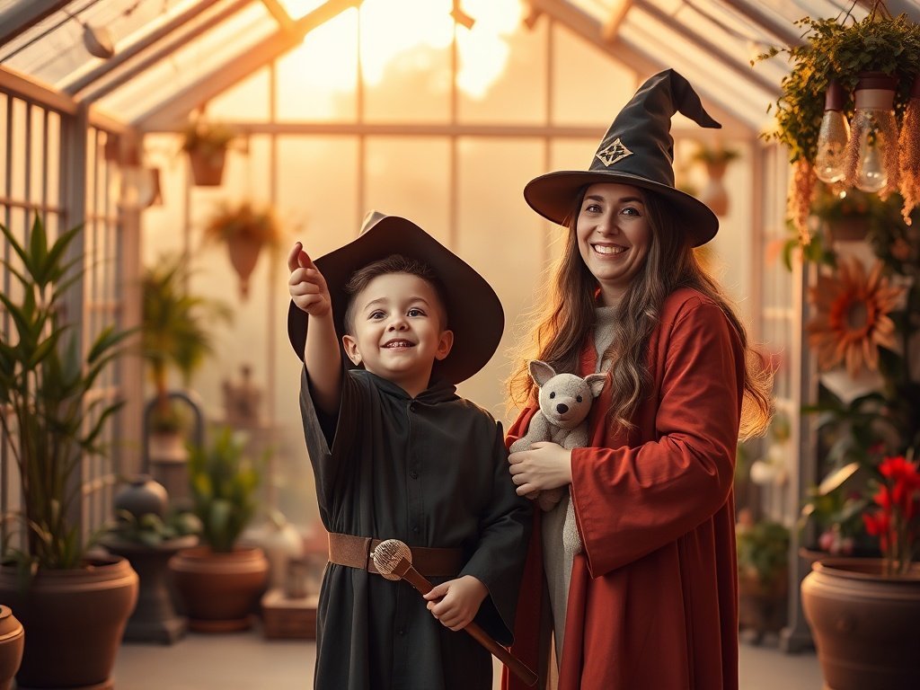 How a $16 7x5ft backdrop turns one plain party corner into a magical greenhouse photo set