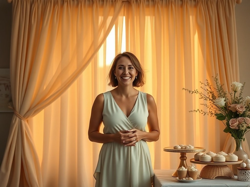 From Plain Wall to Champagne Glow: 2 Backdrop Panels That Make a September Baby Shower Look Styled in Minutes