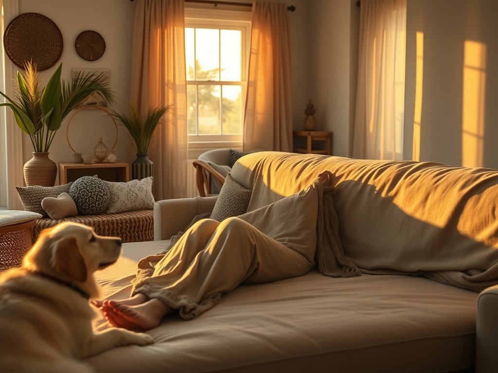 Turn a tired sectional into a moody boho statement in 10 minutes—without reupholstery, mess, or the wait