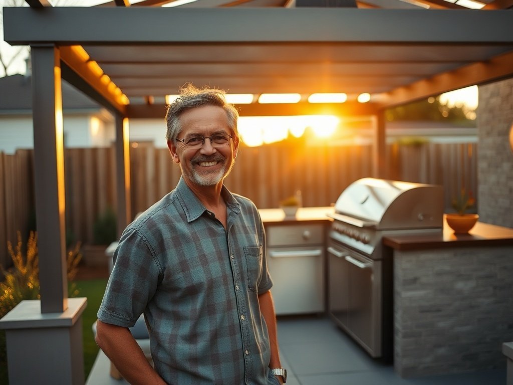Turn a Basic Backyard into a Year-Round Outdoor Kitchen Retreat with One Covered Setup
