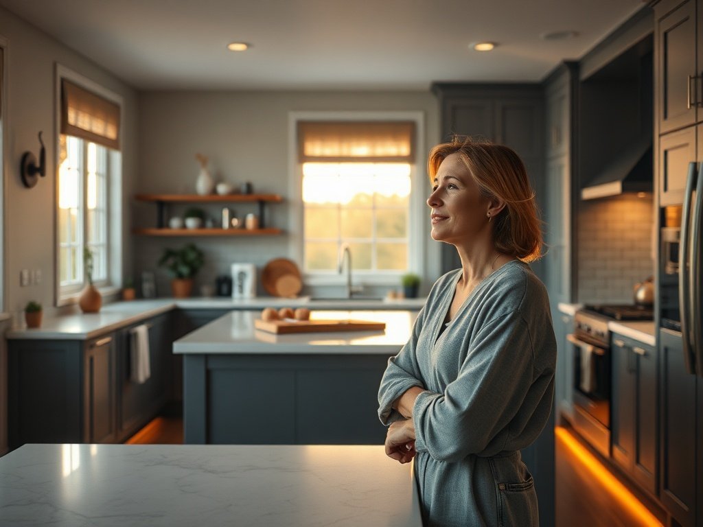 From cluttered kitchen to Japandi calm in one weekend: how a 72-inch island adds storage, glow, and order without a full remodel