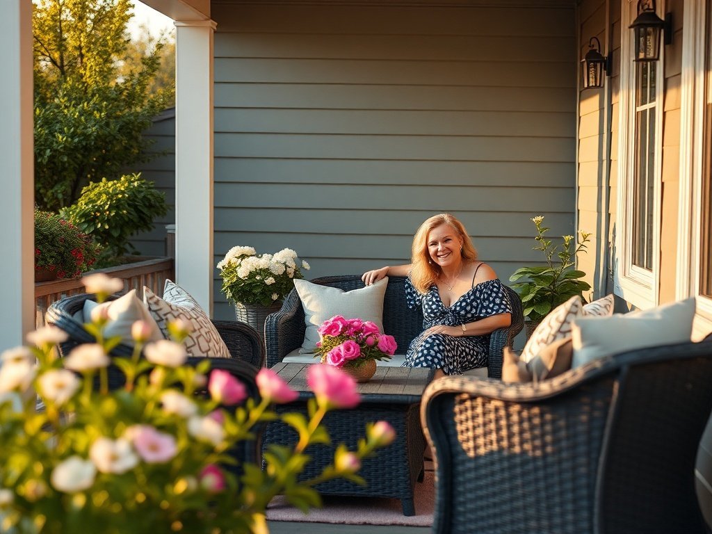 How a 5-Piece Navy Patio Set Can Turn a Plain Porch Into a Spring-Ready Conversation Space in One Afternoon